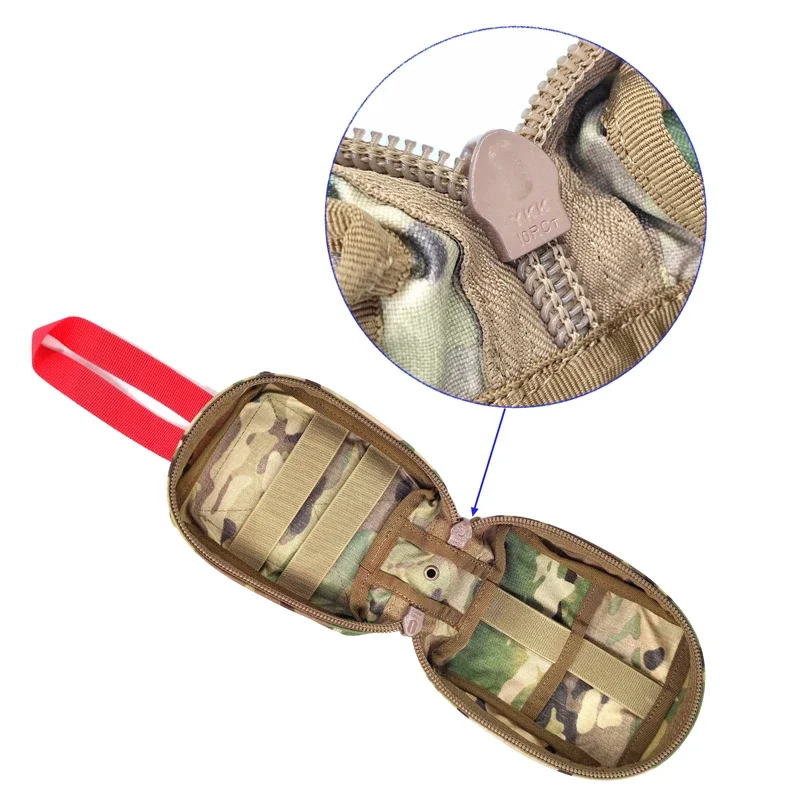 الادسنس مول ATS الحقيبة الطبية التكتيكية EDC الإسعافات الأولية حقيبة الصيد فائدة بقاء للإزالة عدة طبية متعددة حدبة