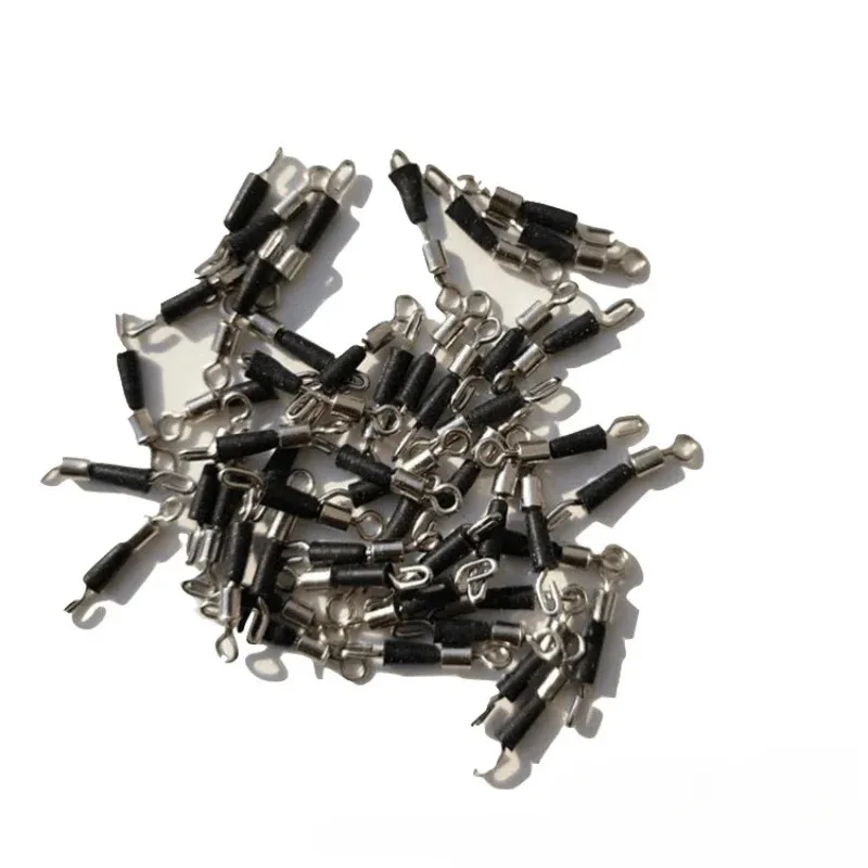 20/30/50/100pcs Fishing Tackle Feeder Swivels Quick Change Snaps Carp Fishing Accessories Essential Method Tackle Box