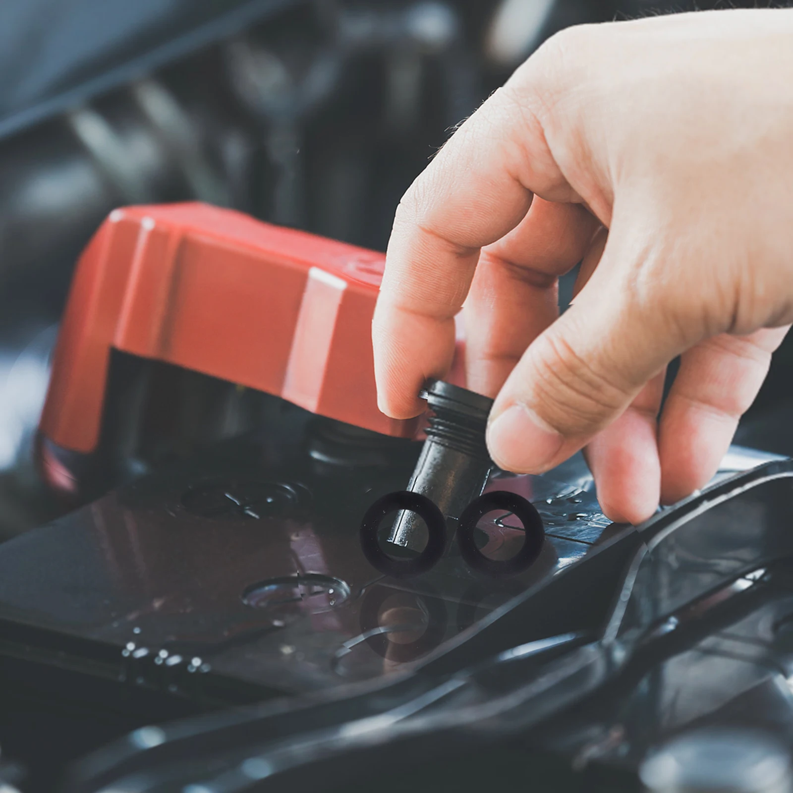 

500pcs Nylon Flat Washers Insulating Leak-Proof Automotive Electrical Outlet Spacers Hardware Mounting Screw Bolt Assortment Kit