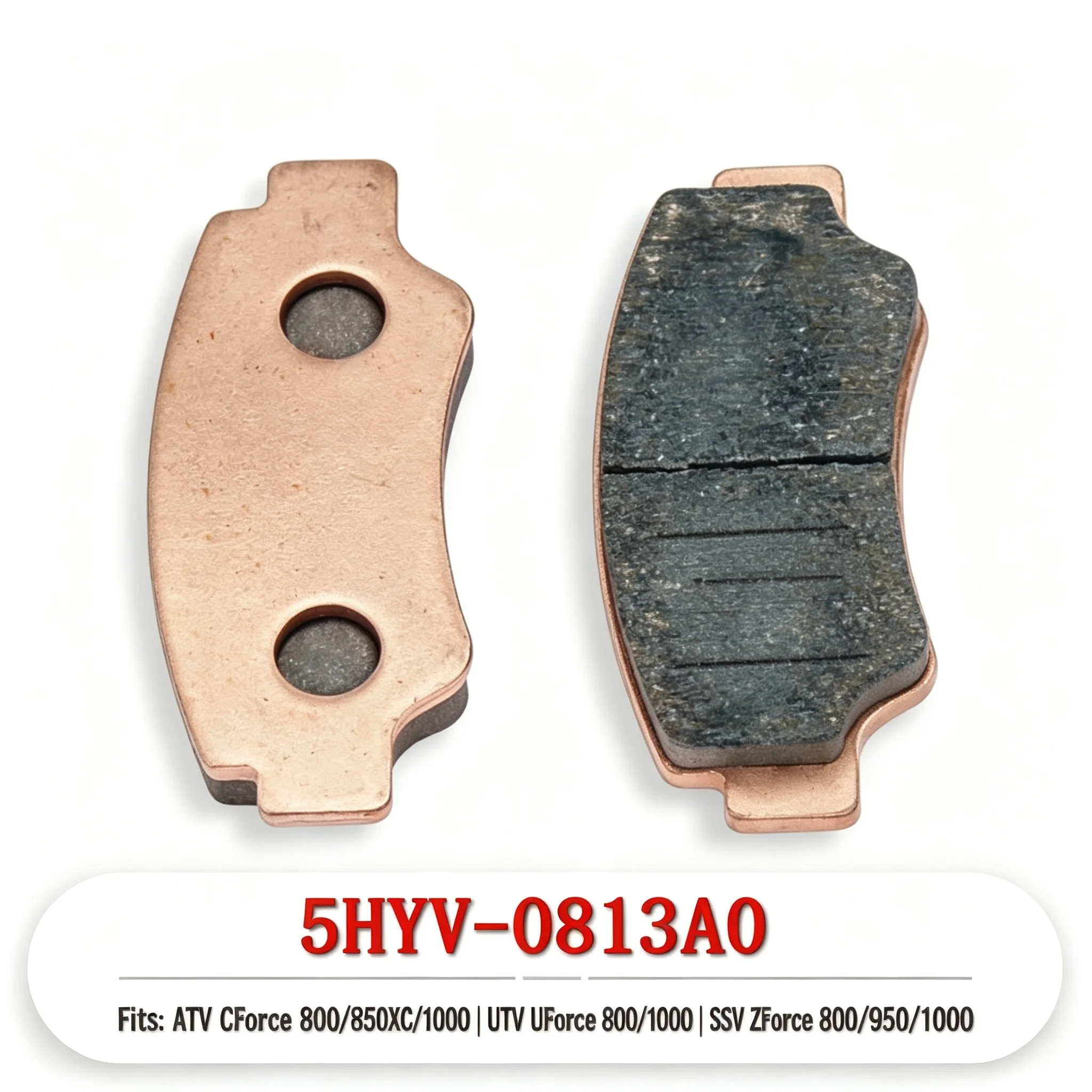 For CFMoto Rear Brake Sintered Pad 5HYV-0813A0 88x36x8.5mm CForce ZForce UForce 800 850 1000 ATV UTV SSV Brake Parts