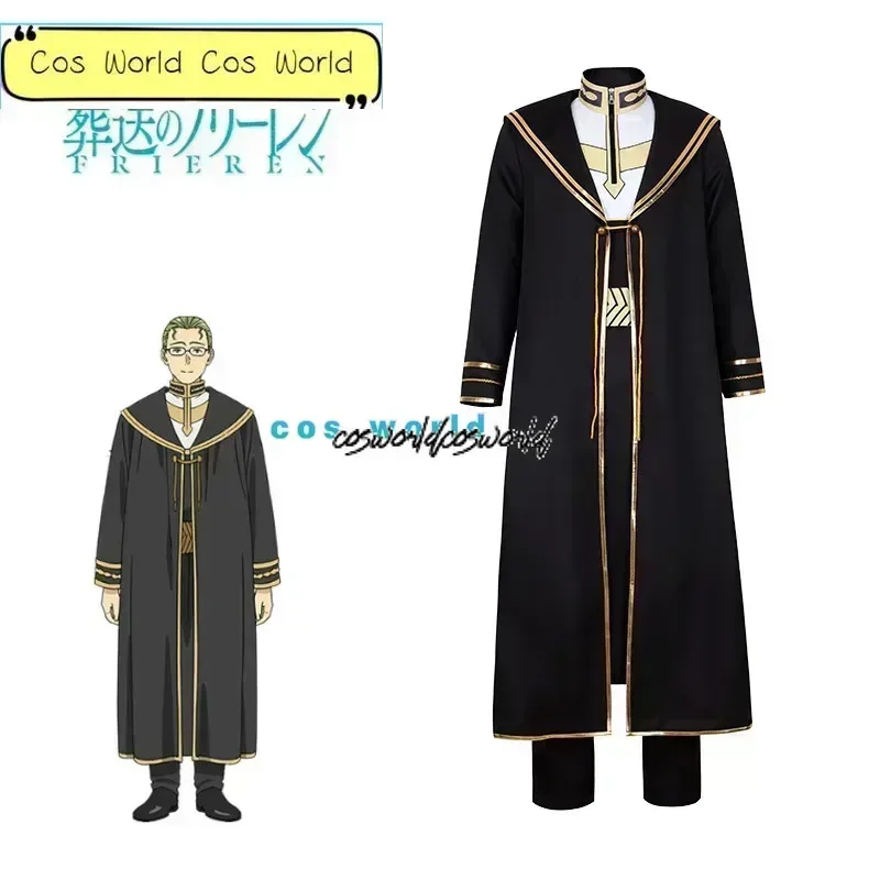 Frieren at the Funeral Fern Cosplay Costume Anime Frieren Beyond Journey's End Dress Cloak Trench Women Men Halloween Uniform