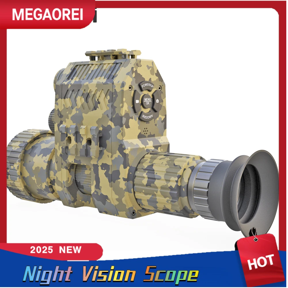 

Megaorei NK007 850nm Infrared Laser IR Night Hunting Scope 1080P Outdoor Riflescopes Wildlife Trap Cameras