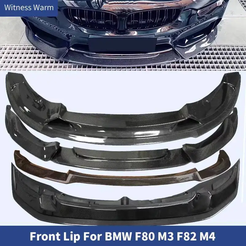 Für F80 M3 F82 M4 Frontschürze Lip Diffuer Splitter für Bmw 4er F80 M3 F82 F83 M4 2014-2019 Carbon Faser/Frost