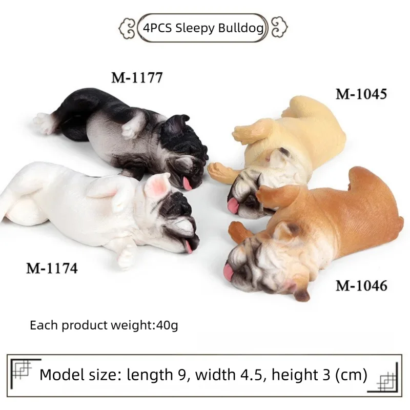 โมเดลสุนัขโอเอนักซ์ ของเล่นจำลองสัตว์ ลูกสุนัข บูลด็อก อลาสกันมาลามูท ชอว์ชู บอร์เดอร์คอลลี่ ของสะสม ของเล่นเด็ก ของขวัญ