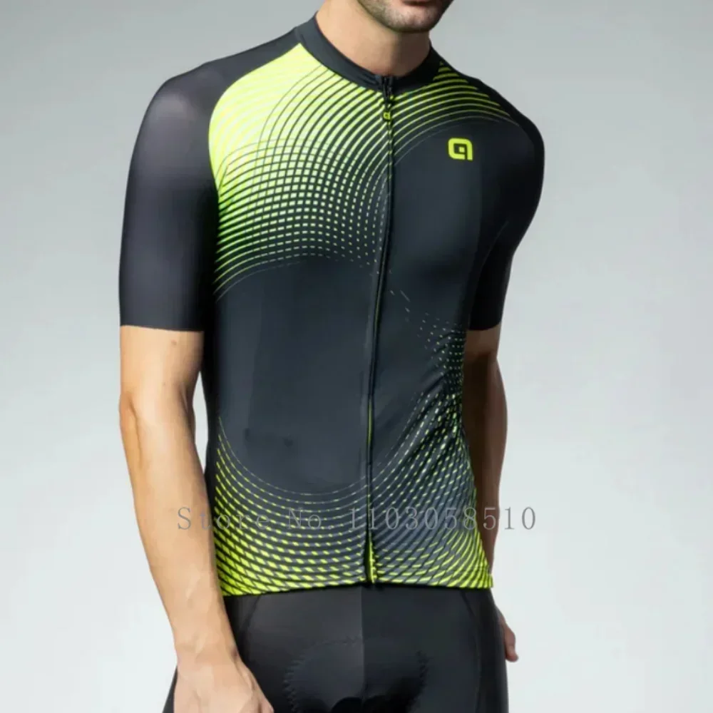 

Breathable Elastic Men's Summer Cycling Jersey: Maillot Ciclismo with Sleeve Bicycle Jersey - Outdoor Sport Road Bike Clothing