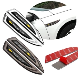 Car Emblem Body Side Wing Fender Decorative Stickers for Chevrolet Blrzer Bolt EV EUV Trail Blazer Equinox Corsa Volt Equinox