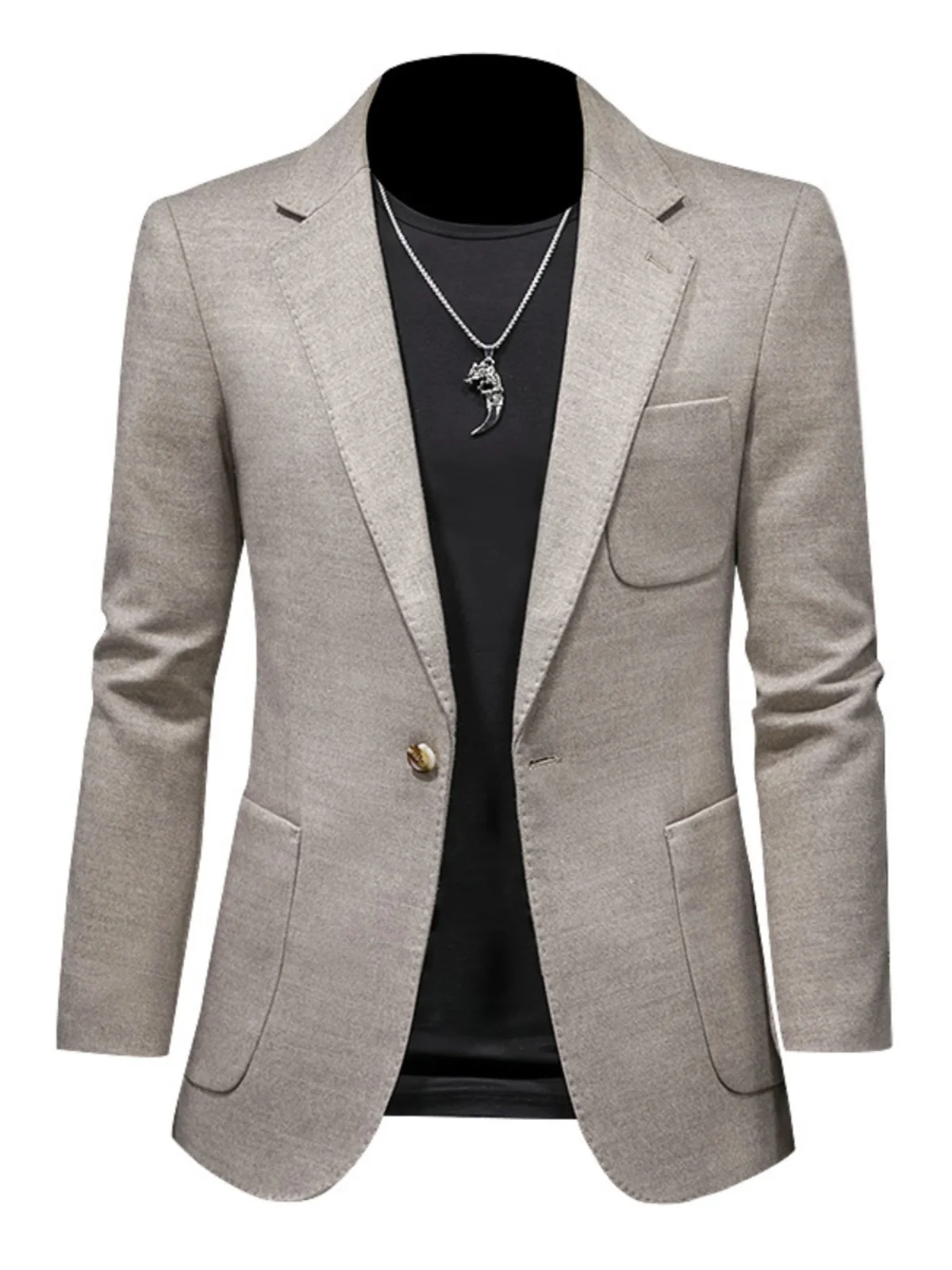 

Утепленное мужское повседневное пальто в деловом стиле, зимнее, модное, больших размеров, классическое, на одной пуговице, с закругленным низом