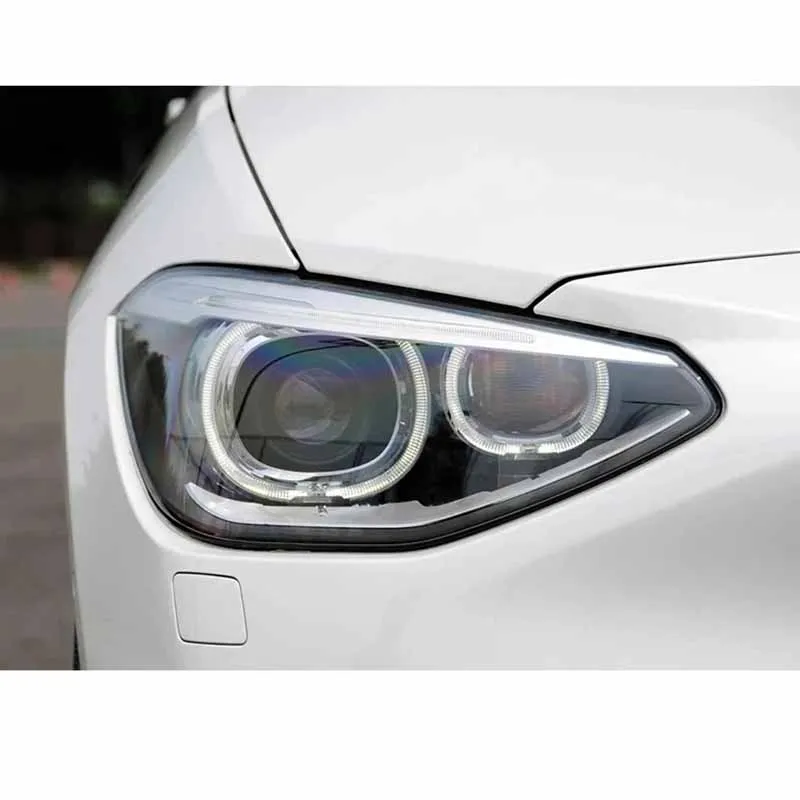 لوحة DRL باللون الأبيض والأصفر لسيارة BMW F20 1 Series 2012 2013 2014 2015 LED أضواء النهار الجري لوحة LED وحدة DRL #6