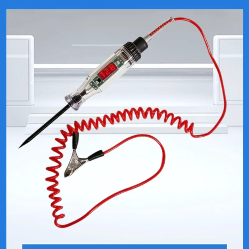 6V 12V 24V Car Truck Voltage Circuit Tester Pen Digital Display Auto Test Light Probe Test Pen Car Tools for Automotive