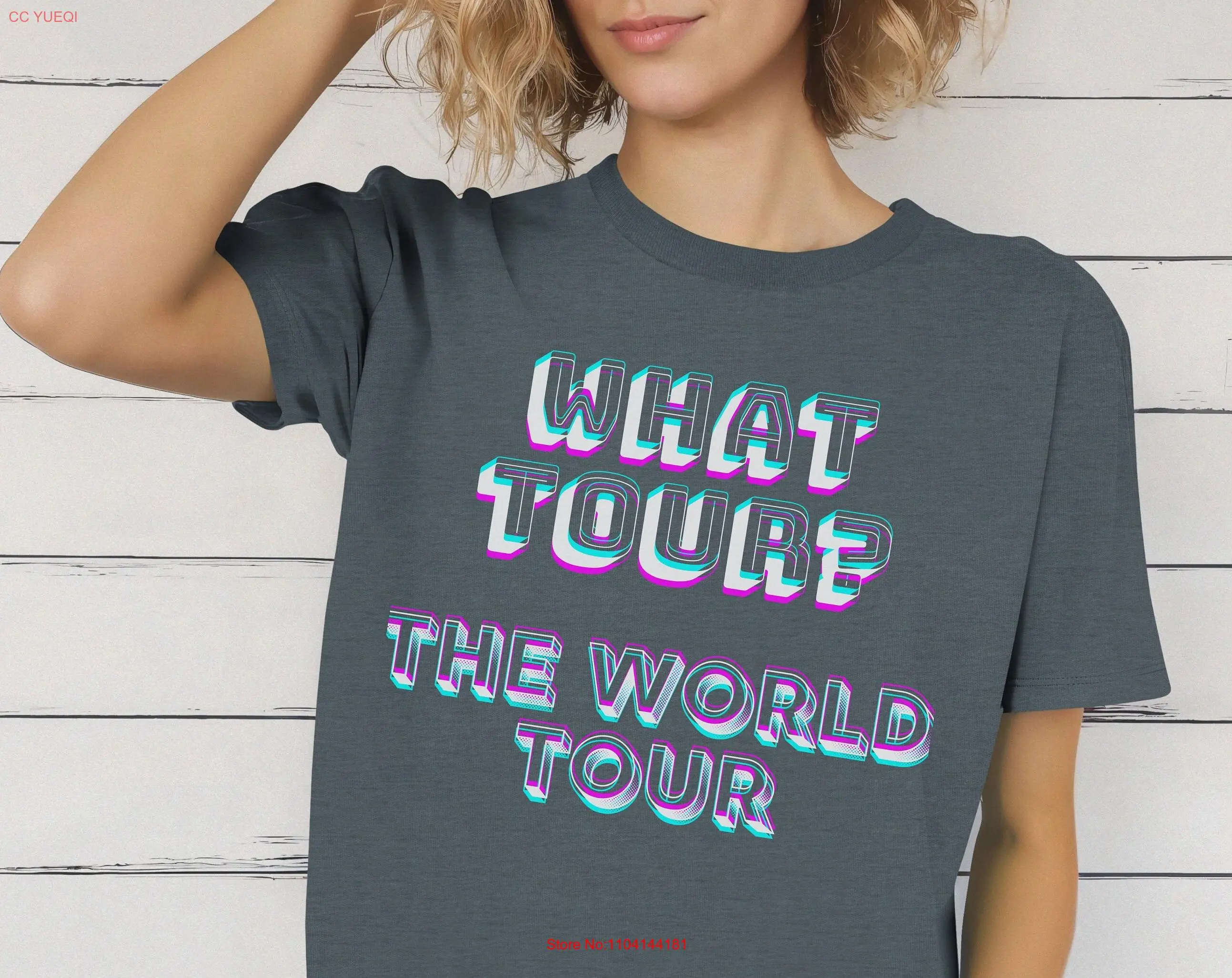 Funny Meme T Shirt What Tour The World for Musician Justin Arrest Celebrity DUI Famous Quote long or short sleeves