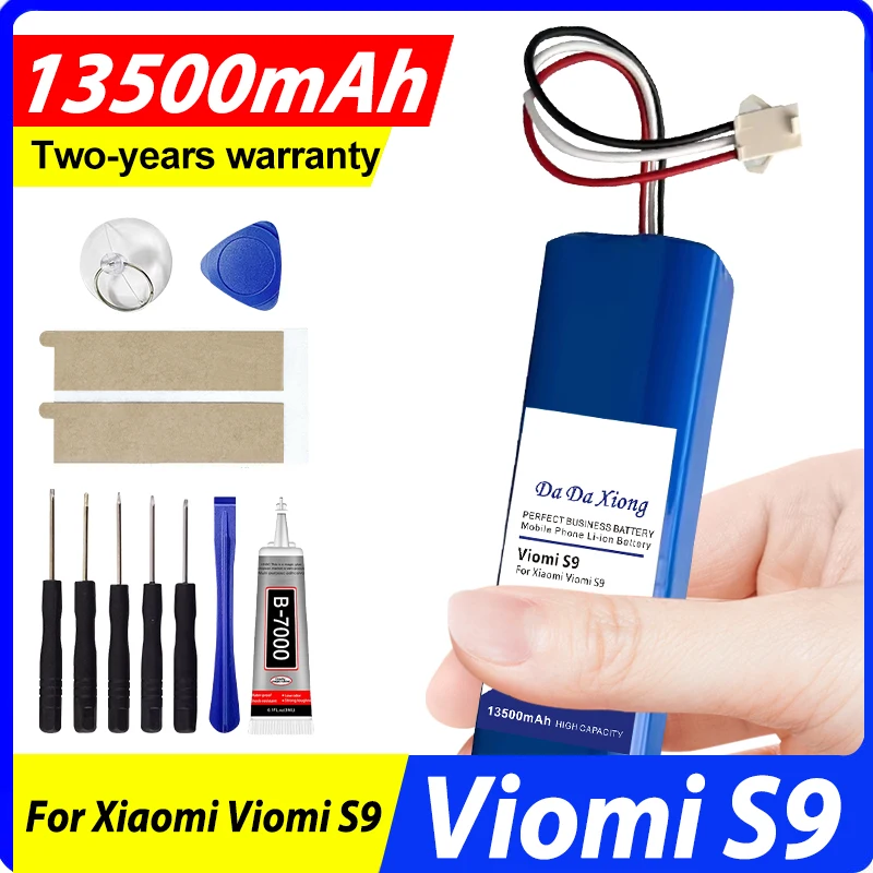 

100% НОВЫЙ литиевый аккумулятор 14.4V 2P4S 13500mAh для XiaoMi Viomi S9, Lydsto R1, Roidmi Eve Plus