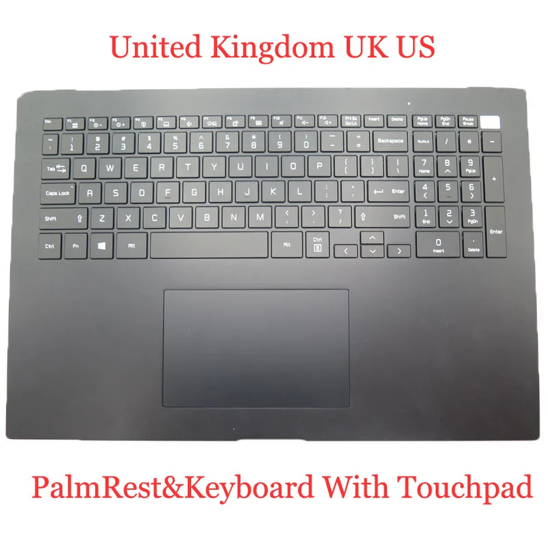 

Black PalmRest&Keyboard For LG 17Z90P 17Z90P-G 17Z90P-K 17Z90P-N MBN684631XX AEW74230412 UK Backlit Keyboard With Touchpad New