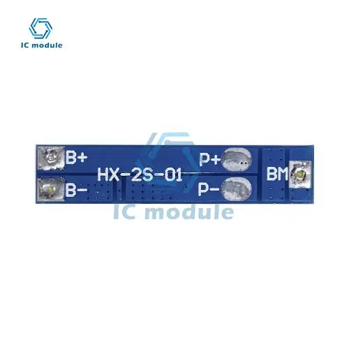 2S 3A 18650 Li-ion Lithium Battery 7.4v 8.4V 18650 Charger Protection Board Bms Pcm for Li-ion Lipo Battery Cell Pack