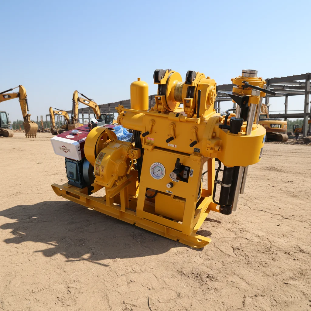Depth Borehole Deep 200m Good Penetration Test Function Drilling Rig Machine High Efficiency XY-200 Geological Exploration Rig