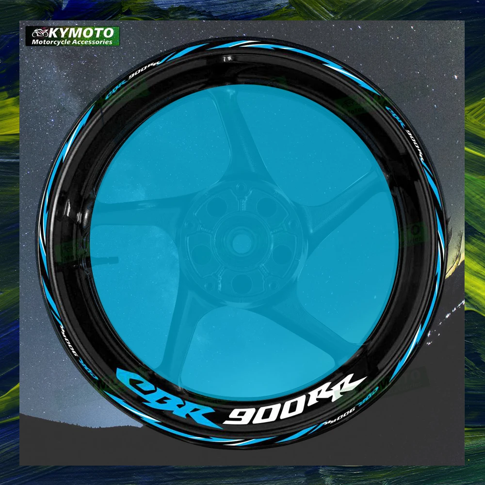 

For Honda CBR900RR CBR 900RR reflective motorcycle front and rear wheels 17 inch stickers hub stripes fairing accessories decals