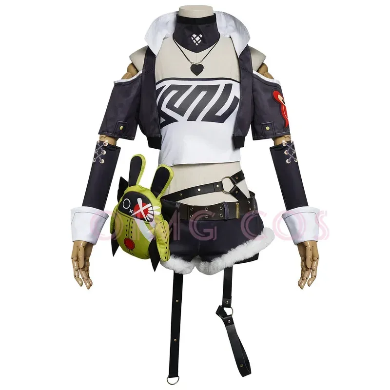 Sky02 Николь Демара Zenless Zone Zero Косплей Костюм Униформа Парик Аниме Костюмы для Хэллоуина Маскарад Женщины Game88Li #