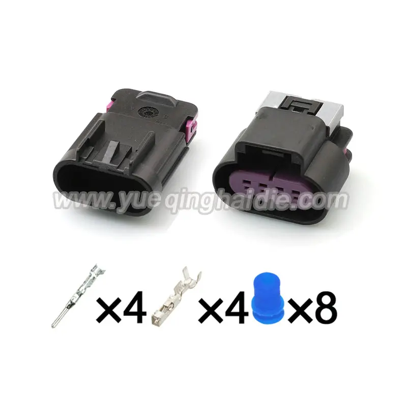 4 Pin 15487756/15487755 GM Packard - 4-Way GT 150 Automotive Electrical Wiring Harness Terminals Connector Socket