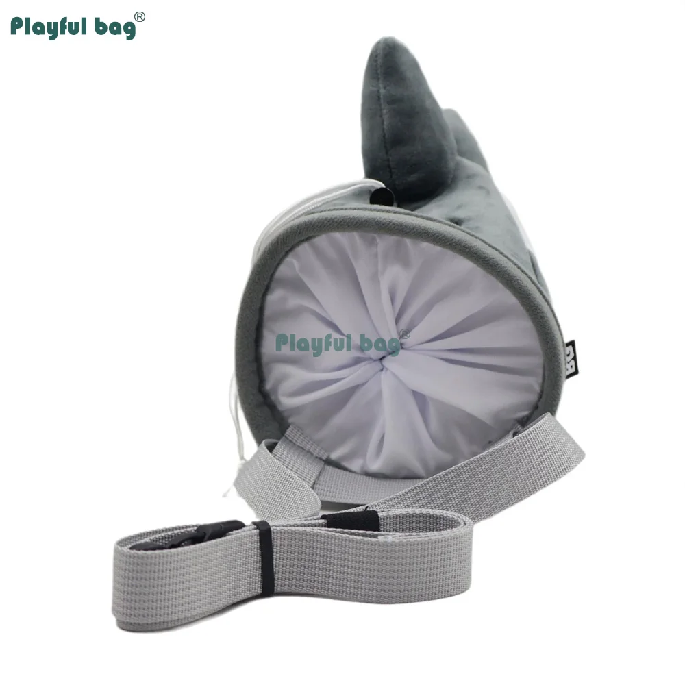 Bolsa de magnesio escalada tiburón con cordón y diseño animal - imagen 3