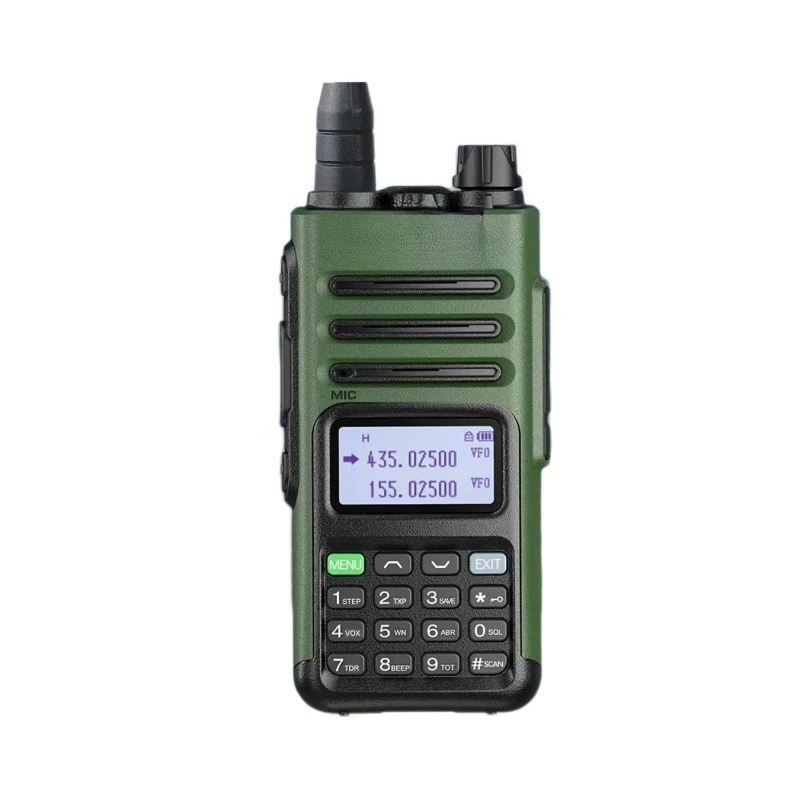 UV13Pro V2 Dual‑Band Walkie Talkie, High Power Handheld Two‑Way Radio Type‑C Direct Charging For Outdoor Communication