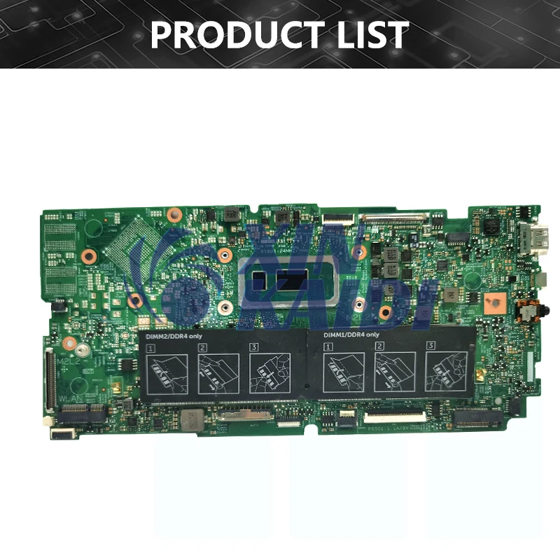 MainBoard UNTUK Dell Inspiron 15 7586 17 7786 18706-1 CN-0C6KN0 0K2X16 Motherboard Motherboard Laptop dengan I5-8265U I7-8565U MX150 2G