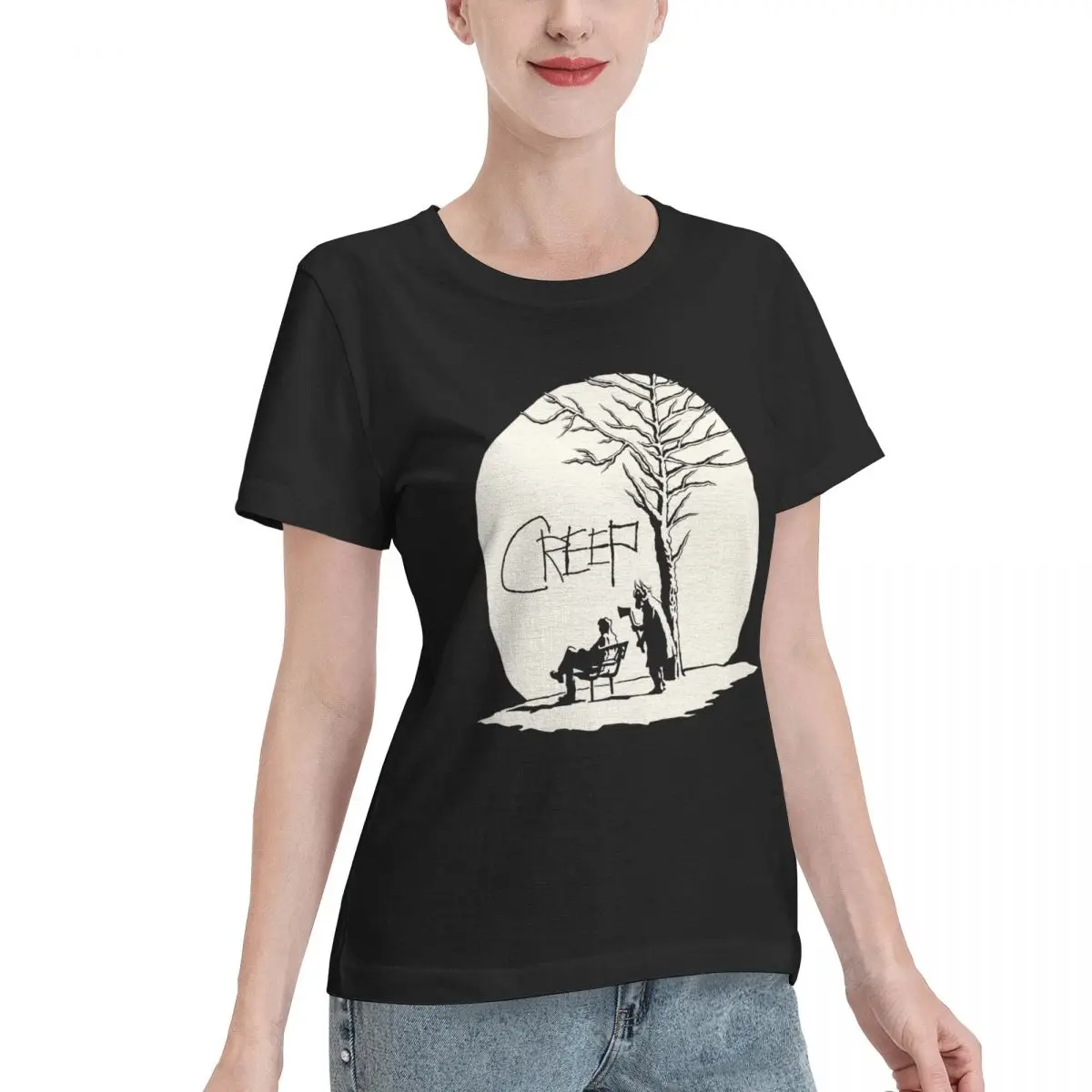 Premium Fabric Creep Women's T-shirt Comfy Wear Summer Women Top