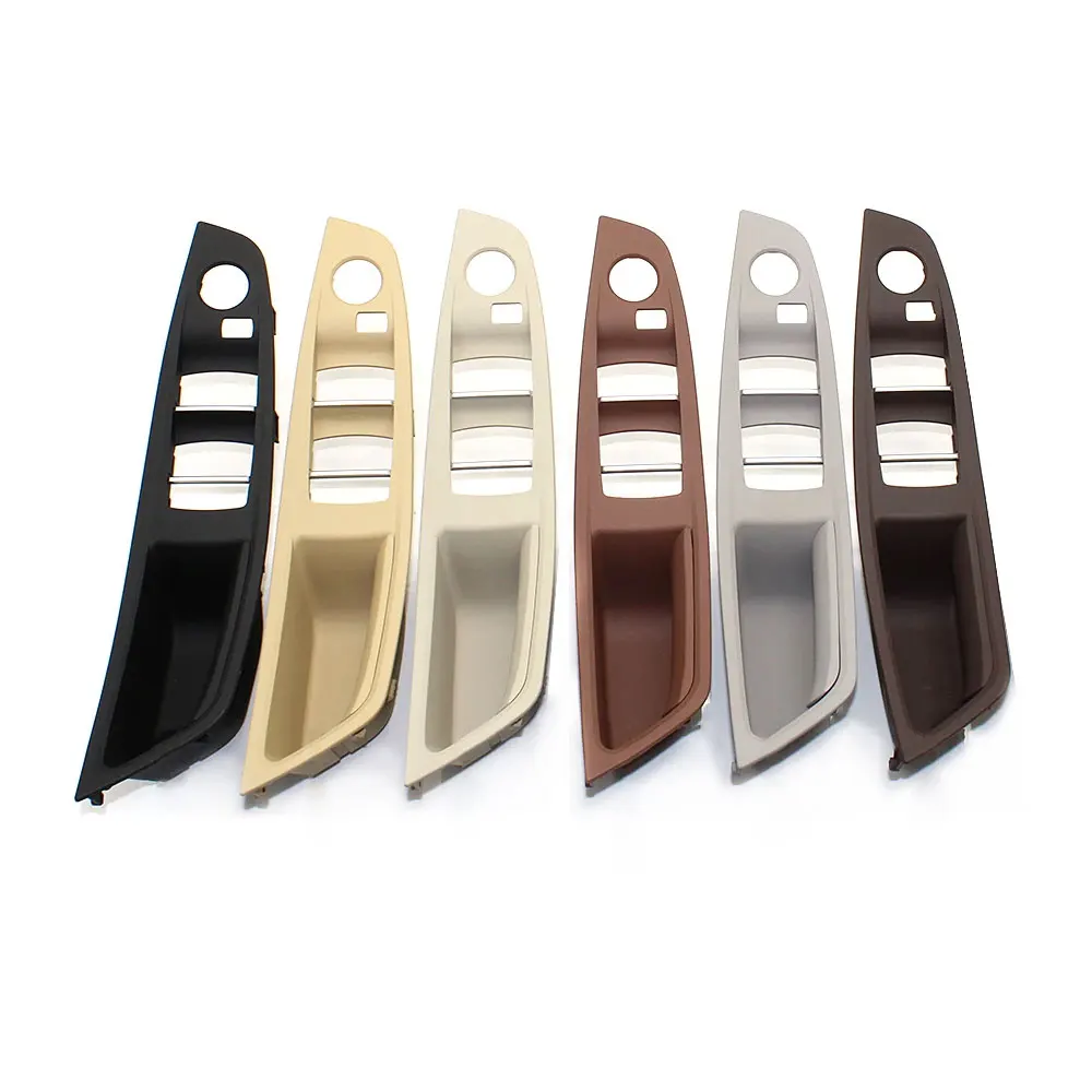 Upgraded Left Driver Side Inner Door Handle Panel Trim Beige Oyster Black For BMW 5 Series F10 F11 F18 520i 523i 525i 528i 535i
