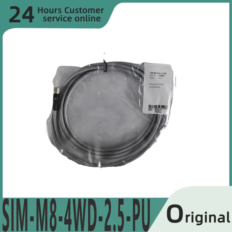 

New original connecting cable SIM-M8-4WD-2.5-PU 158962 SIM-M8-4WD-5-PU 158963