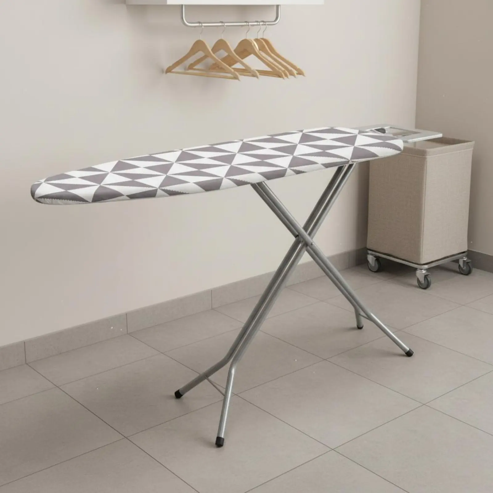 

Folding Ironing Board Large Surface Ironing Board Clothing Care Foldable Laundry Tool Professional for Hotels, Hotel Room, Home