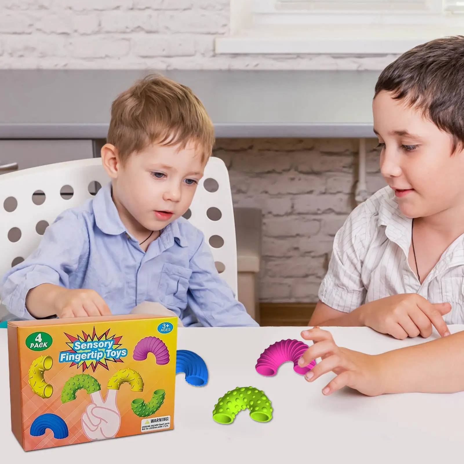 Textuur Fidget Speelgoed Tactiel Zintuiglijk Speelgoed Voor Kinderen Siliconen Kalmerende Fidget Stress Reliever Voor Jongens Meisjes Reizen School