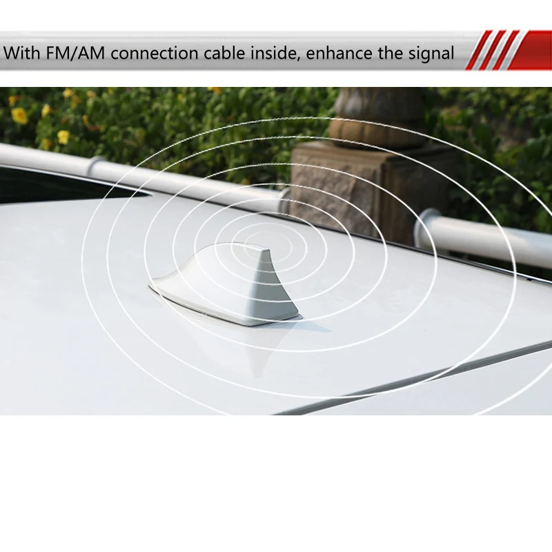 1x Car Shark Fin Radio Antenna For CITROEN C1 C2 C3 C4 XSARA PICASSO PEUGEOT 106 107 206 207 307 - view 3