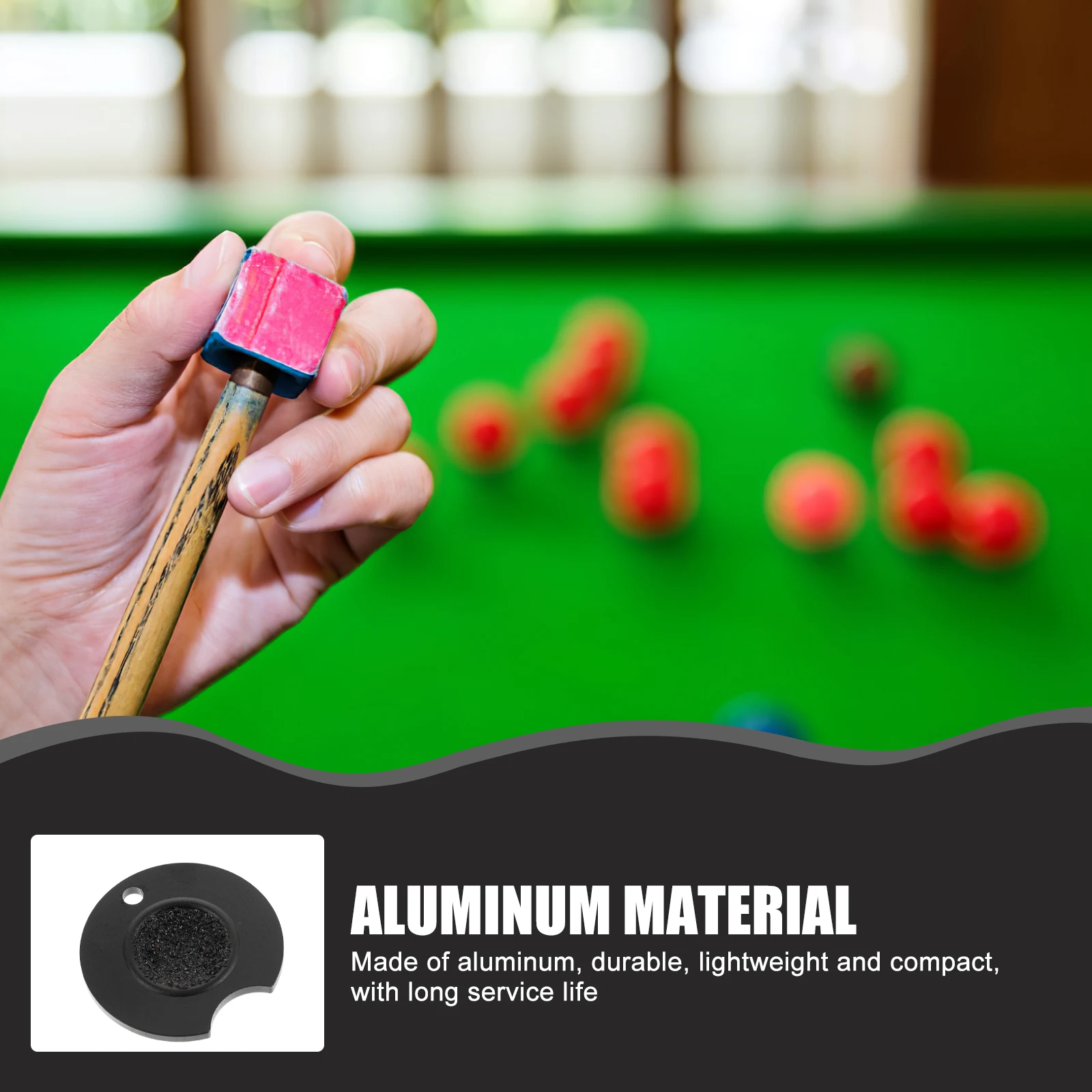 

Bat Billiards Scalp Scrubber Snooker Cue Tip Aluminum Alloy Shaper for Trimmer Tools