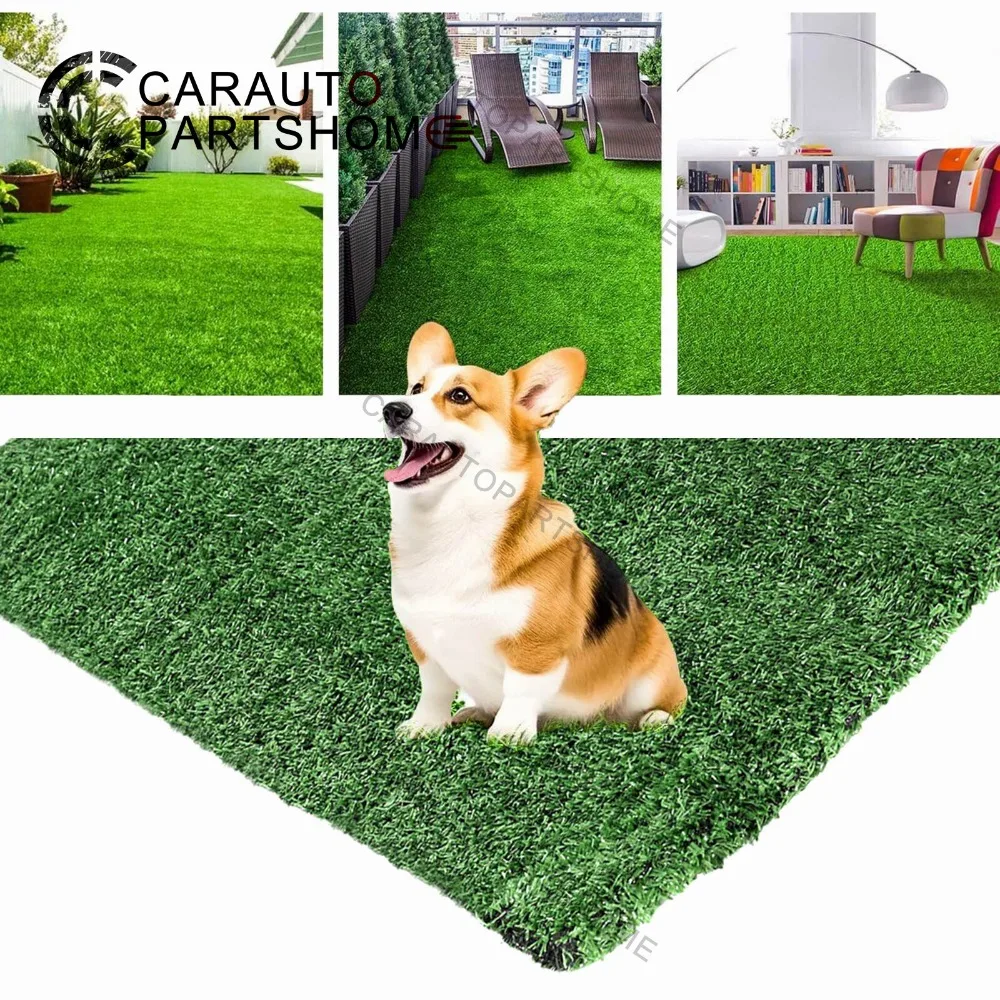 

16x6.6 ft Artificial Grass Mat Synthetic Landscape Fake Lawn Pet Dog Turf Garden