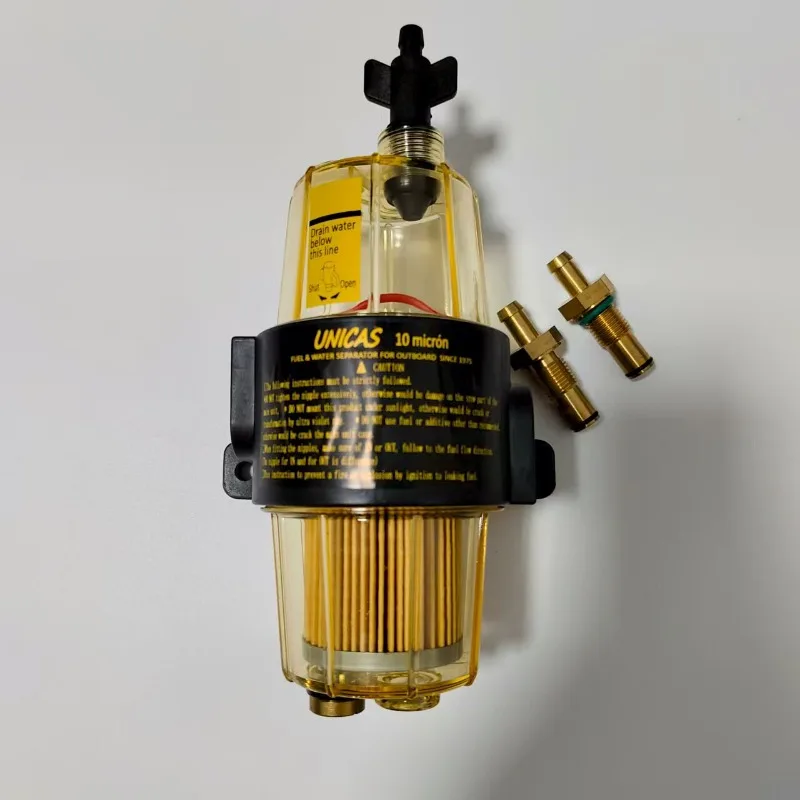 UF-10K Marine Fuel Water Separator Outboard Fuel Filter Assembly for Suzuki Yamaha Boat Engine Yacht Motor Water Separator Filte