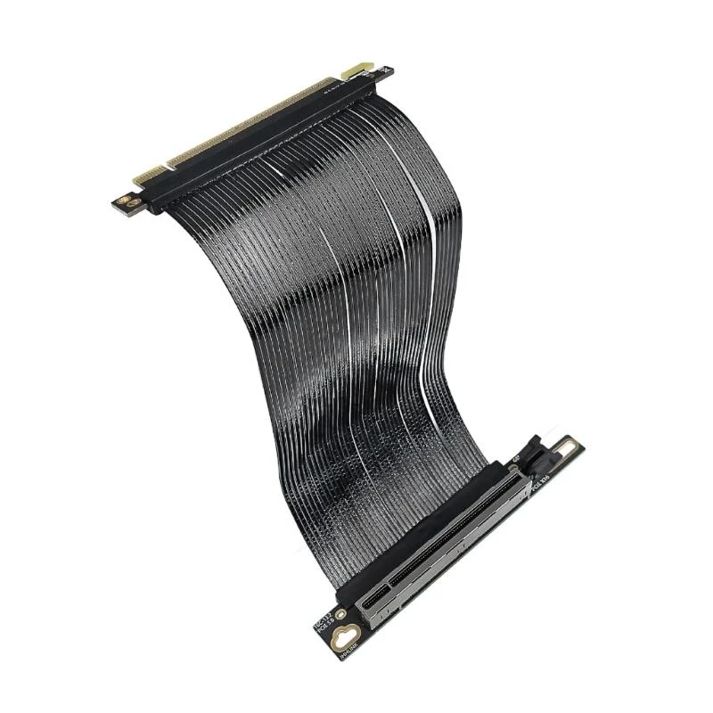 Advanced PCIE 5.0 x16 สายเคเบิล GPU ส่วนขยายสำหรับการเชื่อมต่อ GPU ที่มีประสิทธิภาพ