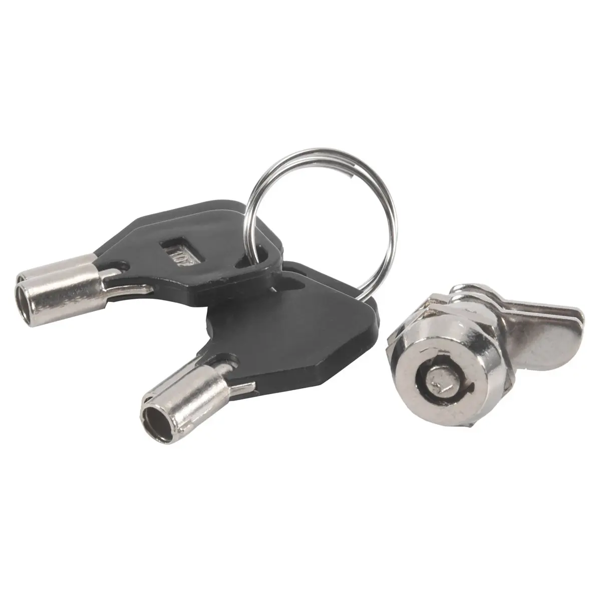 Workshop Gear 12mm Threaded Keyed Quarter Turn Cam Lock for Drawer Box Locker