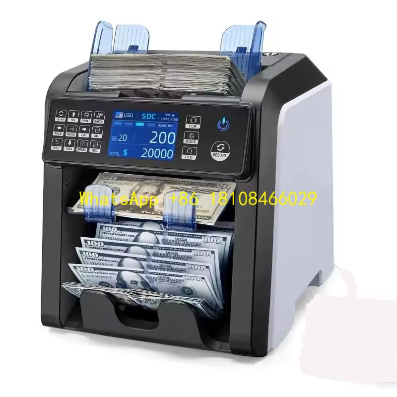 Geld Multi-valuta met de beste prijs AL-950 Top Loading ed Euro Coin Portable Cash Counting Machine Bankbiljet