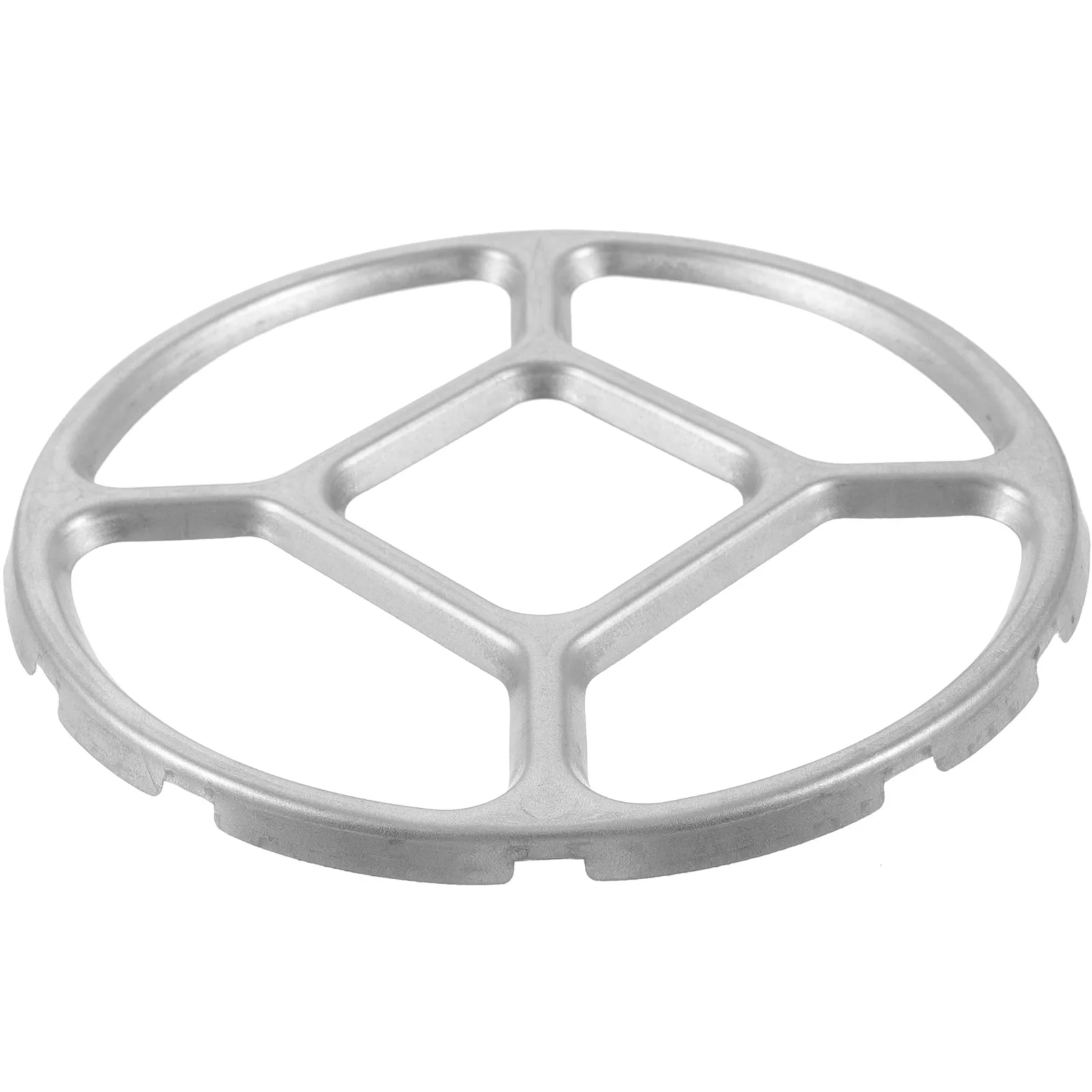 

1 Gas Burner Auxiliary Support Wok Stove Alloy Holder Silver Galvanized Anti Stable High Temp Resistant Small for Gas