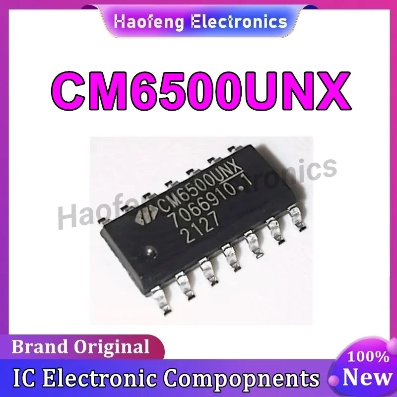 New Original CM6500UNX CM6500UN CM6500U CM6500 CM650 CM65 6500UNX CM IC Chip SOP-14 in stock