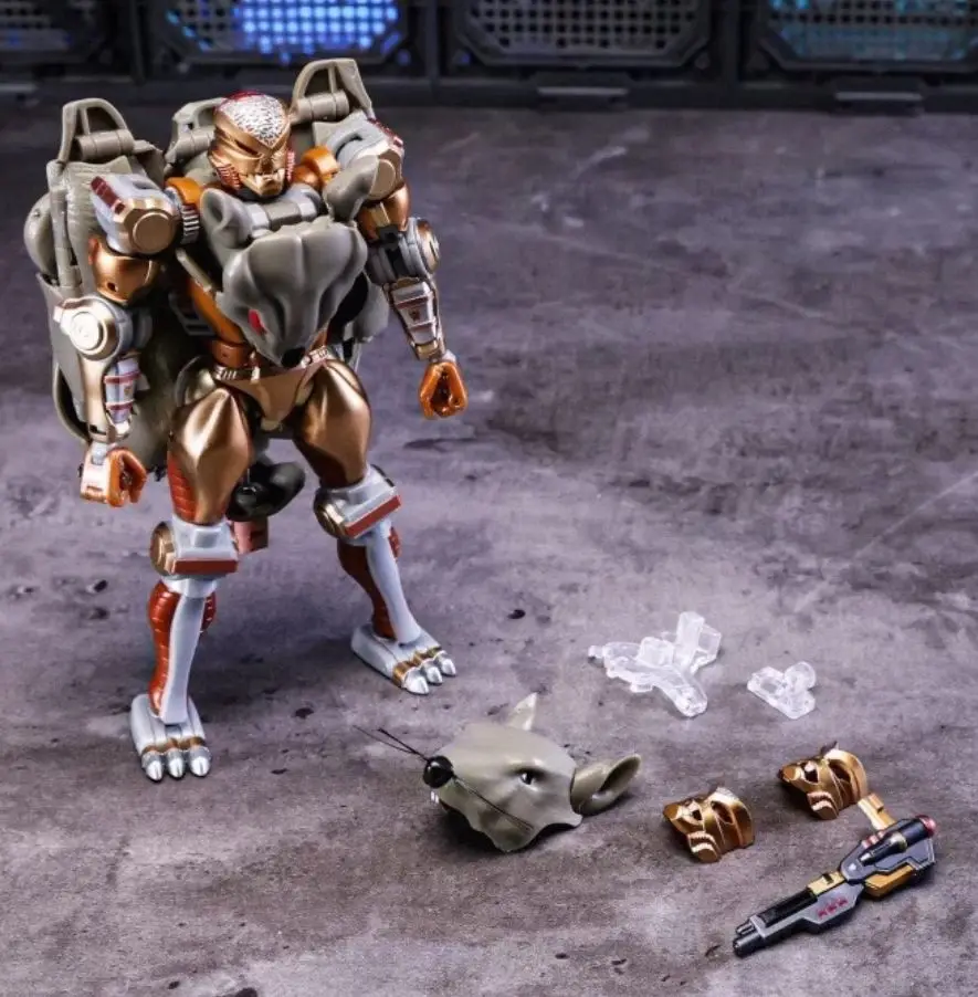 

New in-Stock Transforming Toy BW Super Warrior GP15 Rat Warrior KO Version Figure Model MP-Grade Collector's Gift