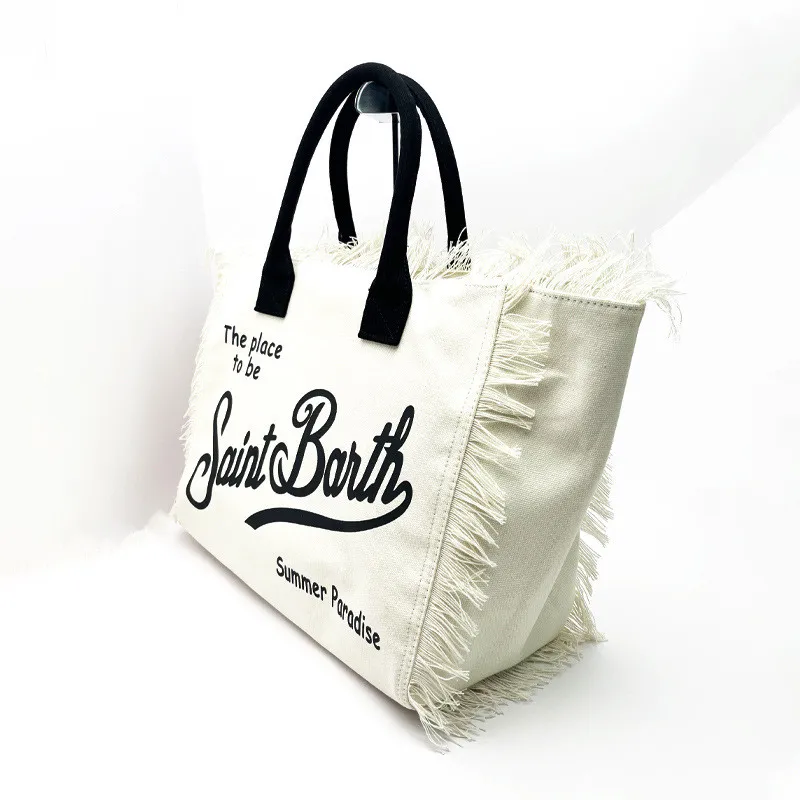 Saint barth tote bolsa de lona confortável tendência moda senhoras capacidade casual diário cor sólida alta qualidade bolsa versátil