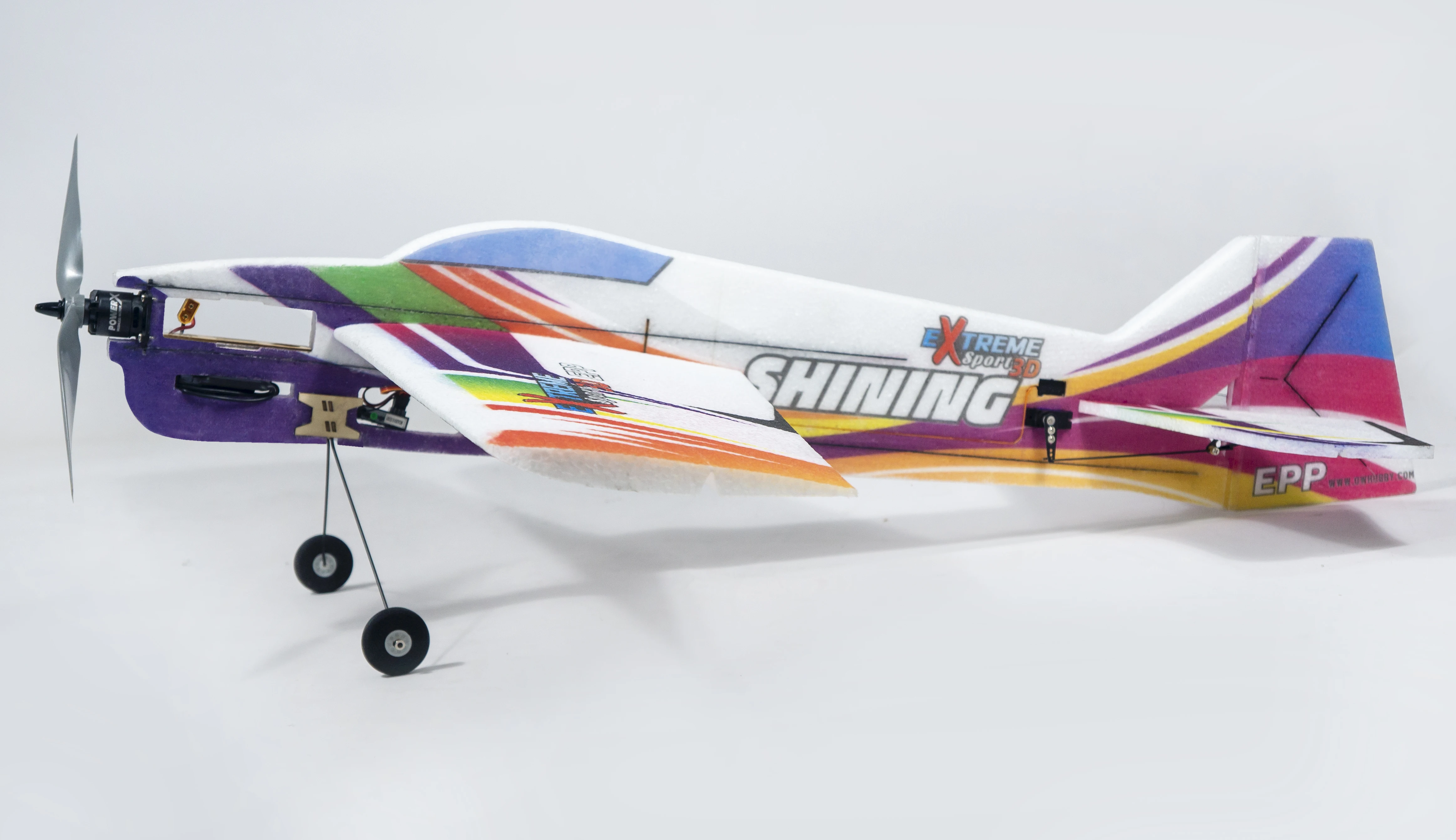 EPP-Schaum 3D RC Flugzeug Modell Glänzende Innen/Außen F3P 980mm Spannweite Fernbedienung Flugzeug Elektrische RC Flugzeug Outdoor Spielzeug – Detail 7