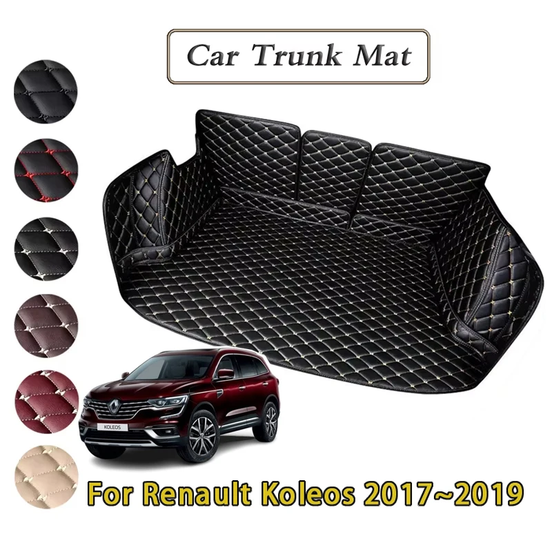 

Car Trunk Mats For Renault Koleos Samsung QM6 HC 2017 2018 2019 Dirt-resistant Fully Trunk Mat Rear Cargo Tray Auto Accessories