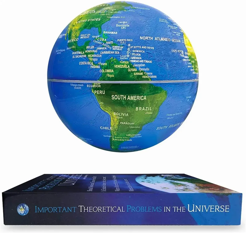 

8" Levitating Globe 20cm Floating Globe Lamp Magnetic Levitation Decor Touch Control Children Education Office Desk Home Decor
