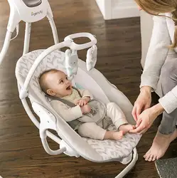 LazyChild – chaise à bascule pour bébé, multifonction, confortable, détachable, berceau pour bébé, pour dormir, balançoire électrique