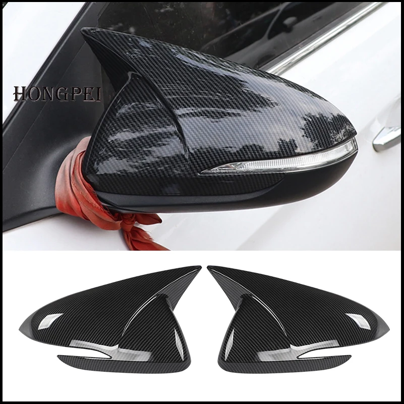 

For Hyundai i30 2017-2019 Rearview Mirror Cover Caps Trim Decorative Car Styling Auto Parts Accessories