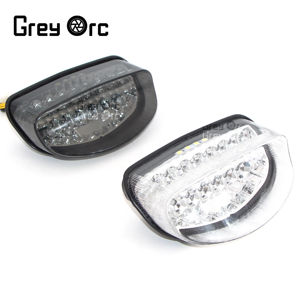 Motorcycle LED Rear Turn Signal Tail Stop Light Lamps Integrated For HONDA CBR1100XX HORNET 250 600