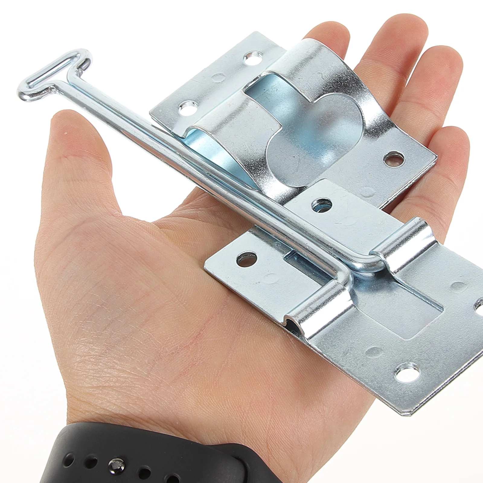 

6 Inch Entry Latch For Trailer T Style Door Latch Stainless Steel Cargo Trailer Lock Catch Camper Hardware Vehicle Door Holder