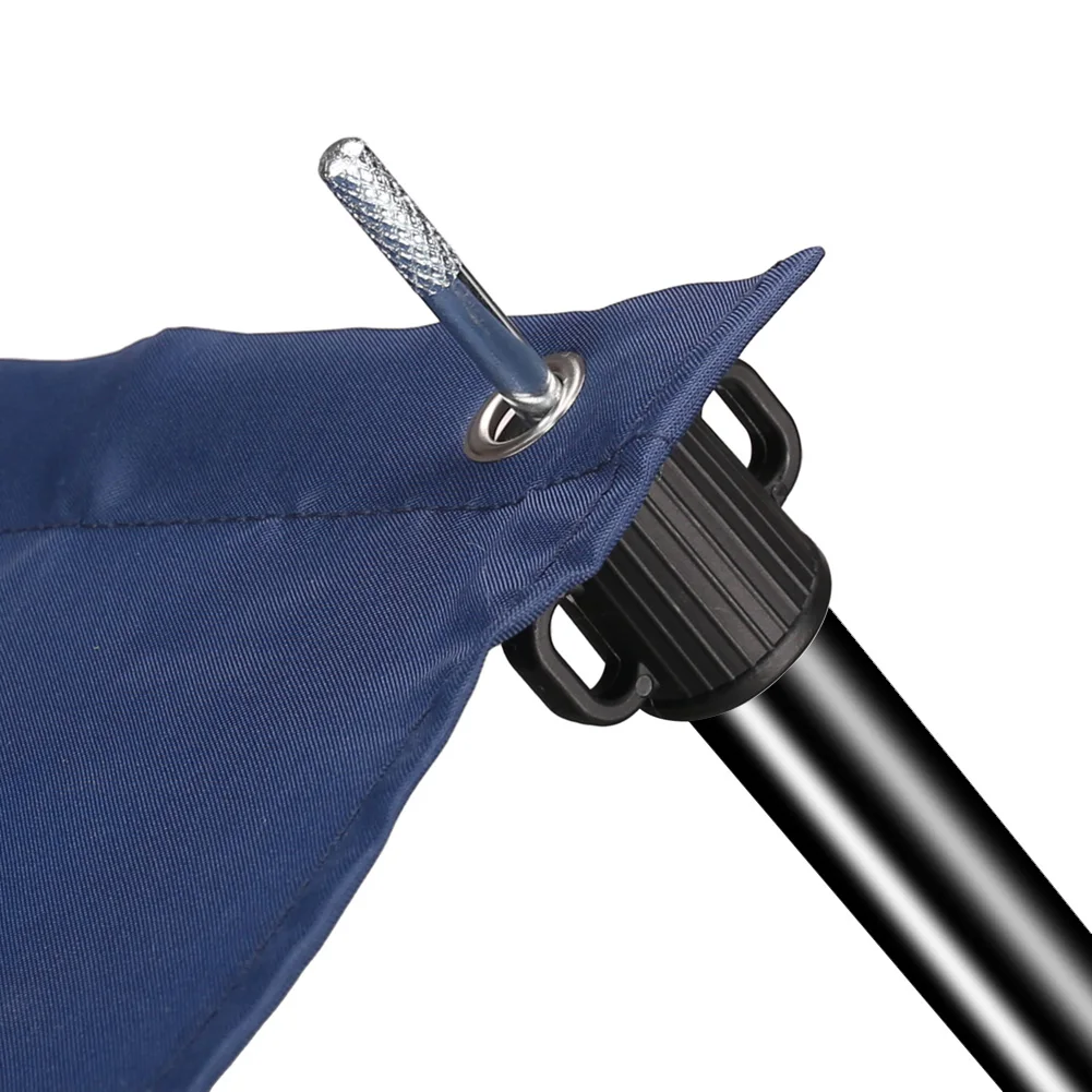 2,3 m verstellbare Camping-Planenstangen aus Aluminiumlegierung, teleskopierbar, tragbar, verstellbare Zeltstangen für Strand, Camping, Unterschlupf, Markise – Detail 7