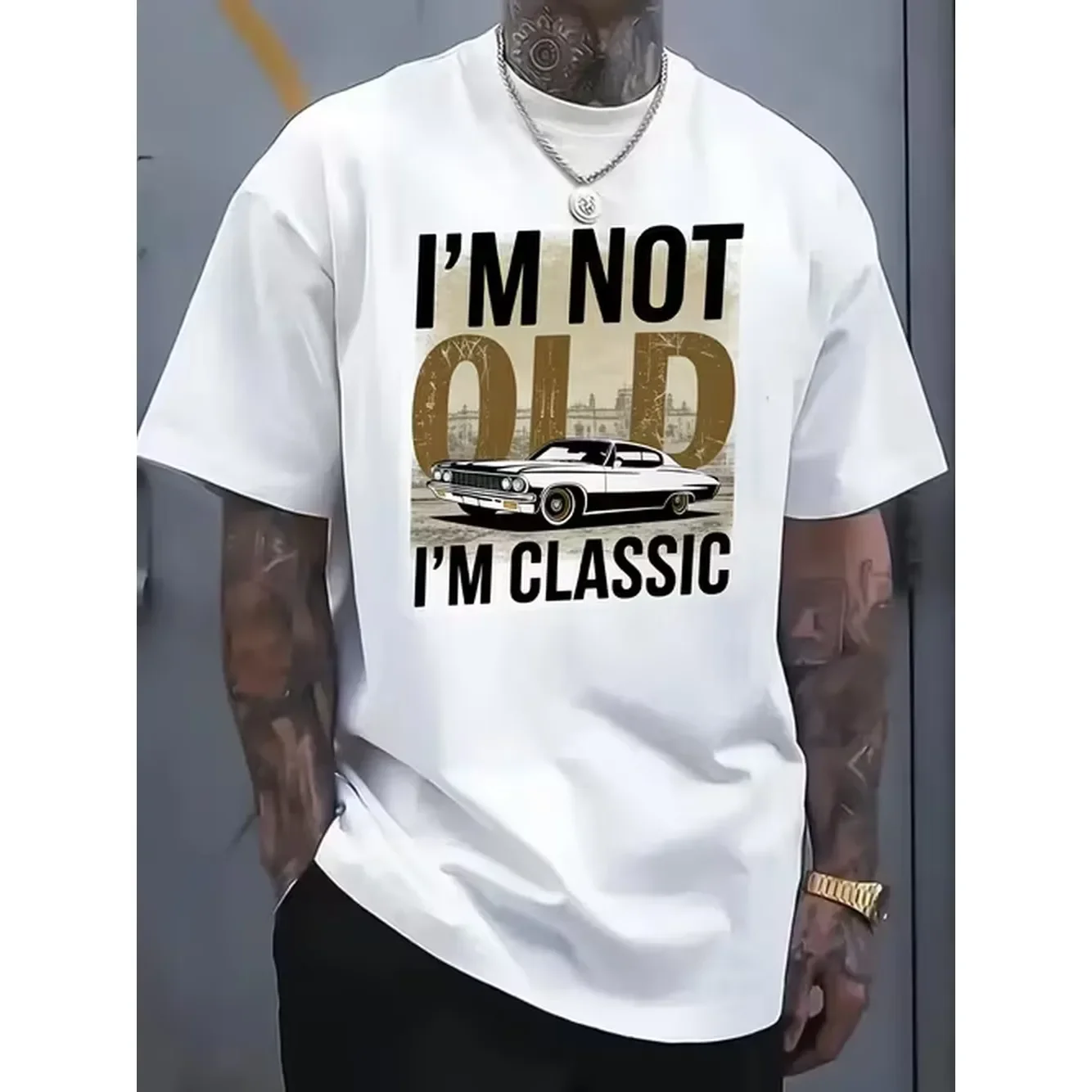 Im Not Old Im Retro Size Mens T Shirt Retro Themed T Shirt A Self Deprecating Age Retro Sentiment