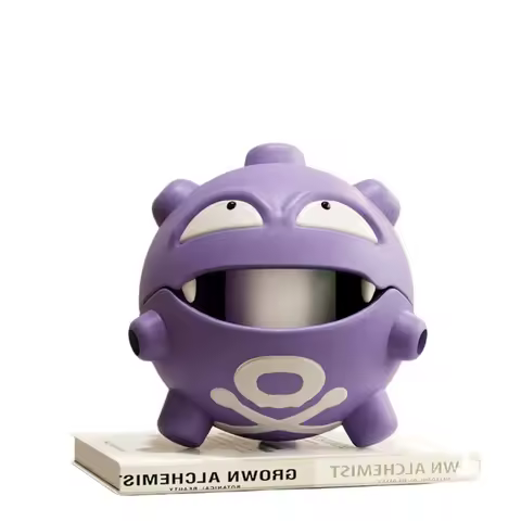 Pokemon Koffing Mosquito Coil Tray Anime Gastly Indoor Incense Holder Aromatherapy Cute Character Bedroom Desktop Car Decoration